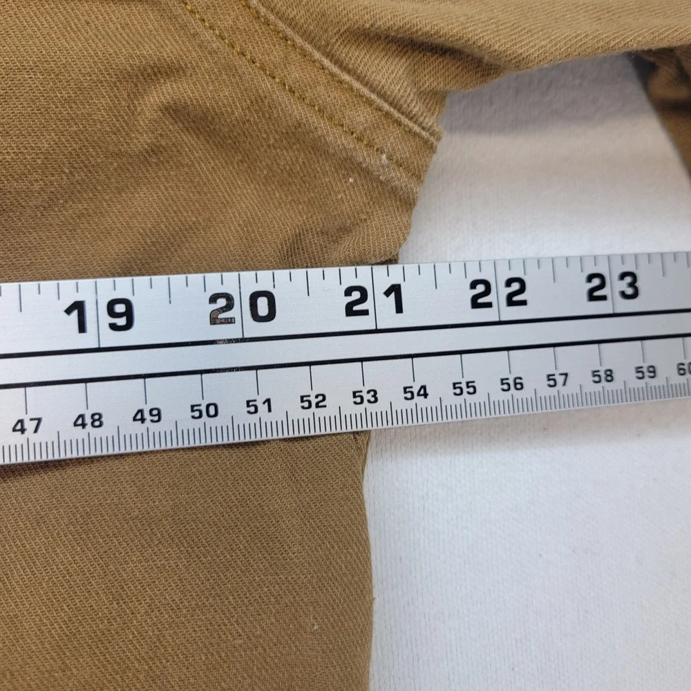 Levi's‎ Button Down Shirt Mens M Brown Casual Stretch Twill Long Sleeve